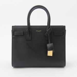 SAINT LAURENT Sac De Jour Nano leather tote